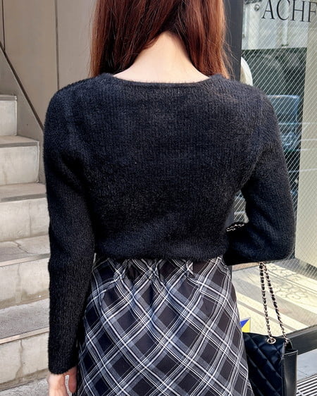 INGNI(イング) フェザークロスニット クロ