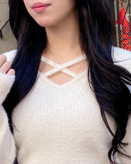 INGNI(イング) フェザークロスニット アイボリー