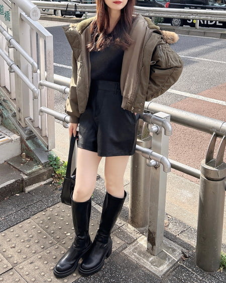 INGNI(イング) フェザークロスニット クロ