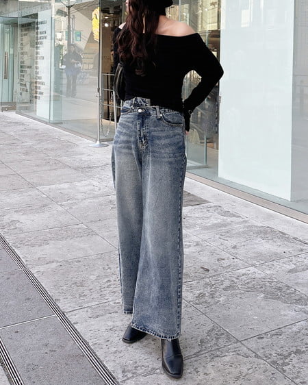 INGNI(イング) ギャザードレープトップス クロ