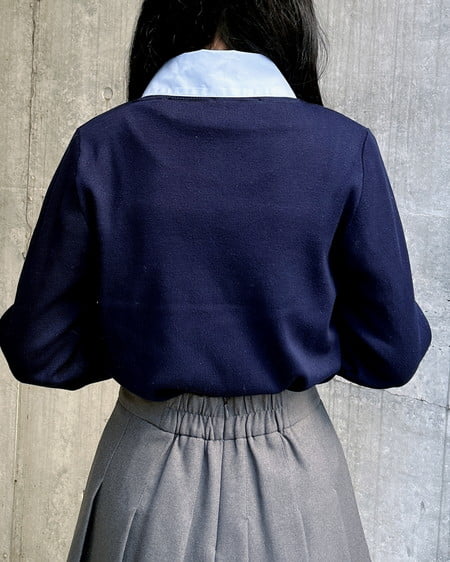 INGNI(イング) ボウタイドッキングニット コン/ブルー