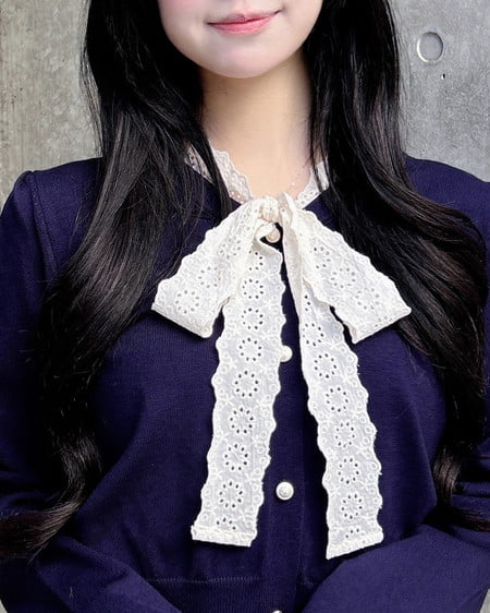 INGNI(イング) レースボウタイニット コン