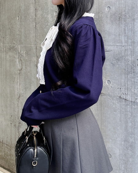 INGNI(イング) レースボウタイニット コン