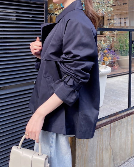 INGNI(イング) ミドル丈トレンチコート コン