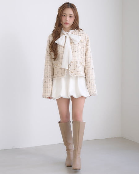 INGNI(イング) サテンバルーンスカパン オフホワイト