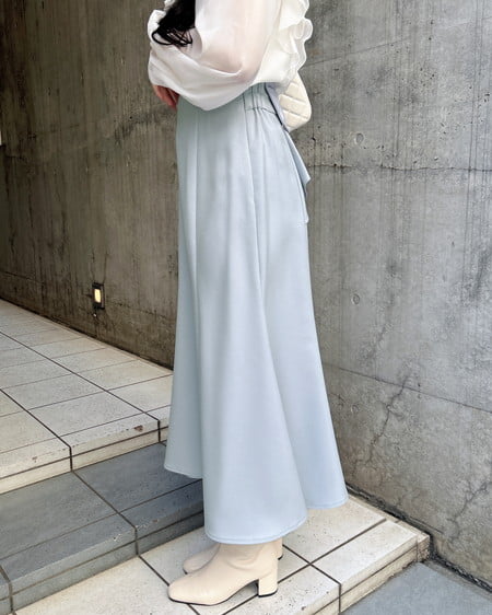 INGNI(イング) バックリボンマーメイドスカート サックス