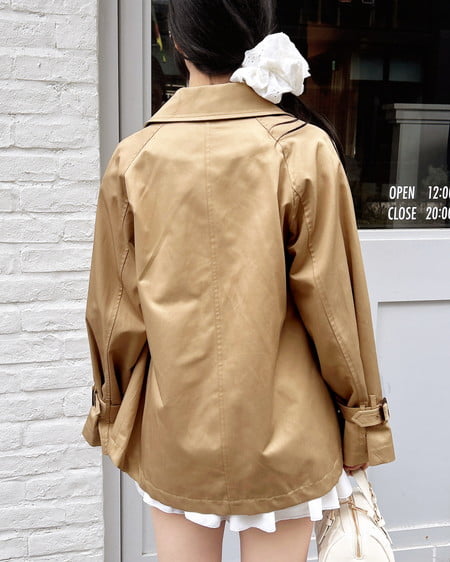 INGNI(イング) ミドル丈トレンチコート ベージュ