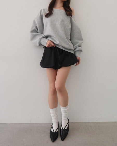 INGNI(イング) サテンバルーンスカパン クロ