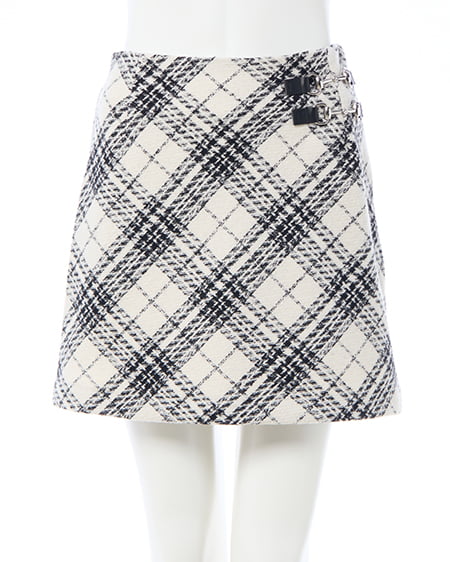 ビット付アソート柄タイトミニスカパン(OUTLET)