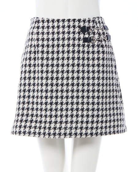 ビット付アソート柄タイトミニスカパン(OUTLET)