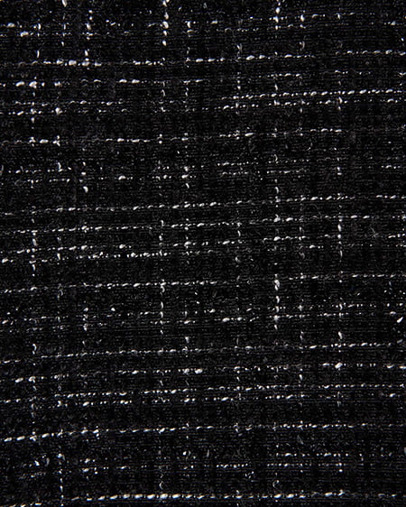 INGNI(イング) バックリボンツイードフレアスカパン クロ/ツイード