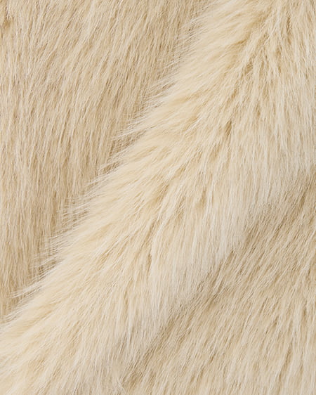 INGNI(イング) マグネットボタンスタンドカラーエコファーコート ベージュ