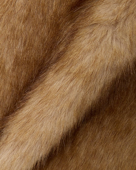 INGNI(イング) マグネットボタンスタンドカラーエコファーコート ブラウン/ミックス