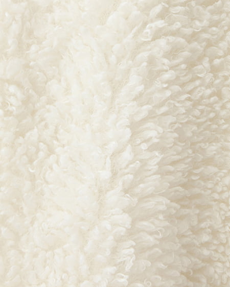 INGNI(イング) リボン取り外しスタンドボアブルゾン アイボリー