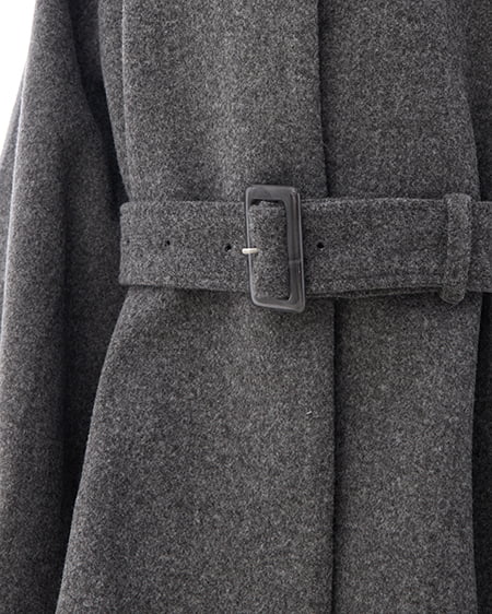 INGNI(イング) エコファー取り外しケープライクコート グレー/モク