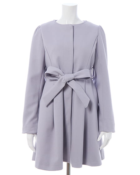 INGNI(イング) エコファー取り外し4Wayドーリーコート グレー