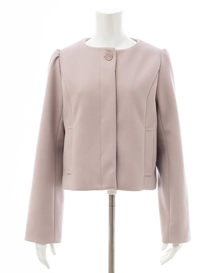 INGNI(イング) マルチWayビッグリボンショート丈コート ピンク