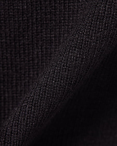 INGNI(イング) 2Wayエコファーオフショルニット クロ