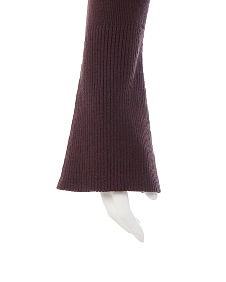 INGNI(イング) 2Wayエコファーオフショルニット ブラウン