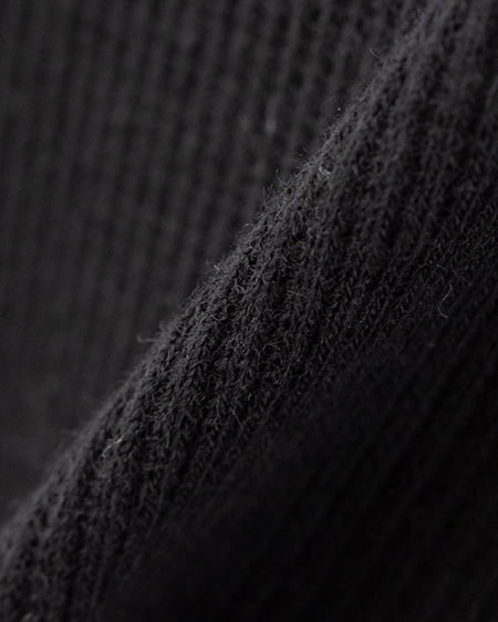 INGNI(イング) レースレイヤード風リボン付き半袖リブトップス クロ