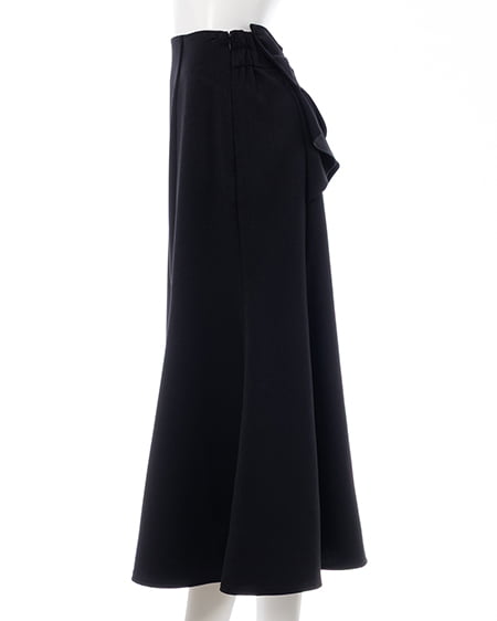 INGNI(イング) バックリボンマーメイドスカート クロ