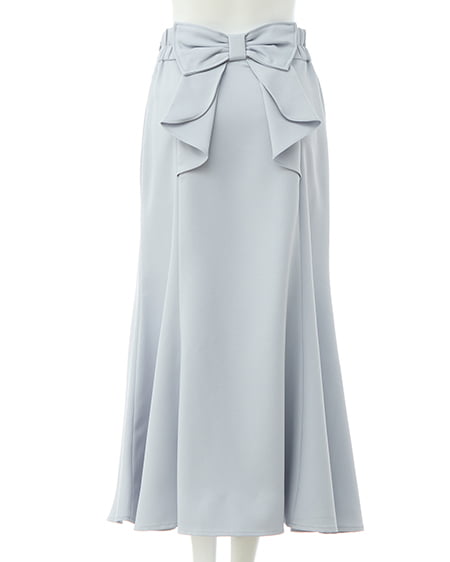 INGNI(イング) バックリボンマーメイドスカート サックス