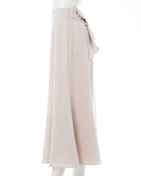 INGNI(イング) バックリボンマーメイドスカート ライトベージュ