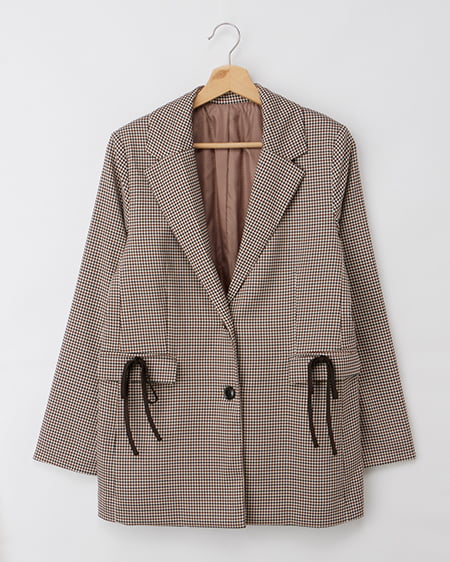 2Wayポケットリボンテーラードジャケット(セットアップ対応)