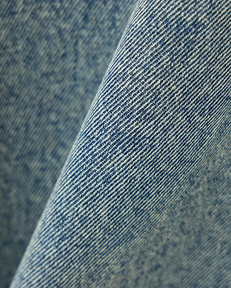 INGNI(イング) 襟異素材取り外しビッグGジャン デニム/ブルー