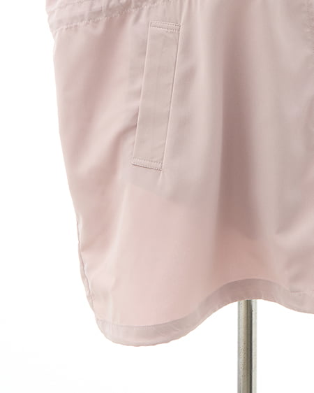 INGNI(イング) ミドル丈袖リボン2Wayマウンテンパーカー ピンク