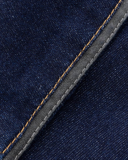 INGNI(イング) 合皮切替デニムミニワンピース コン/クロ