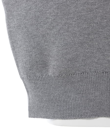 INGNI(イング) ボウタイドッキングニット グレー/ブルーストライプ