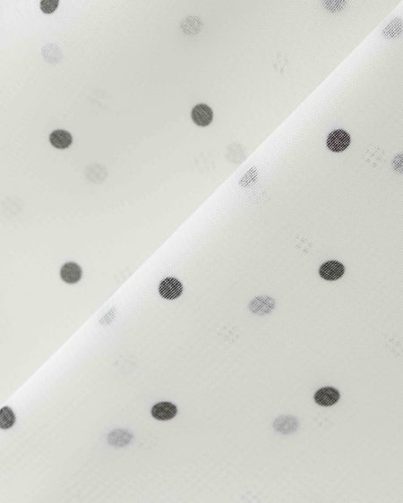 INGNI(イング) シアーオフショルリボンブラウス オフホワイト/ドット