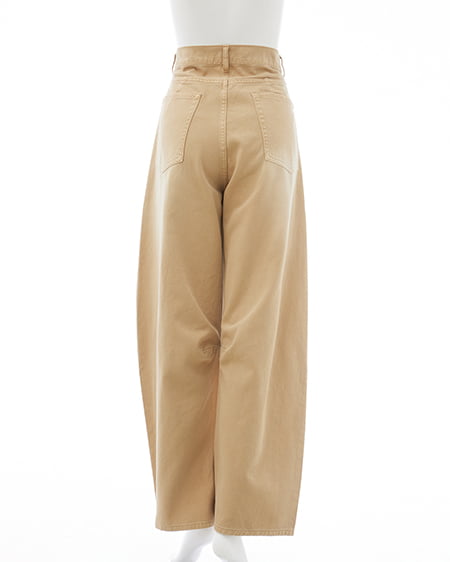 INGNI(イング) デニムカーブパンツ ベージュ