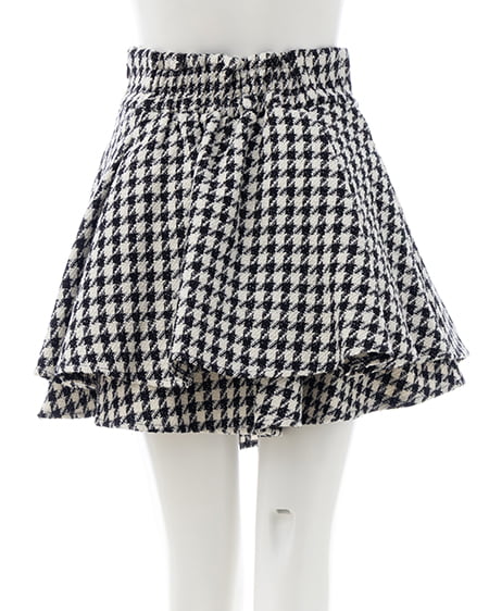 INGNI(イング) ツイードタックミニフレアスカート チドリ