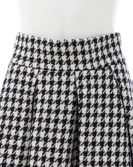 INGNI(イング) ツイードタックミニフレアスカート チドリ