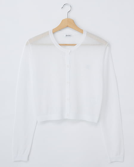 【4/15 2時までの限定価格】【WEB限定】胸ロゴシアーニットカーディガン