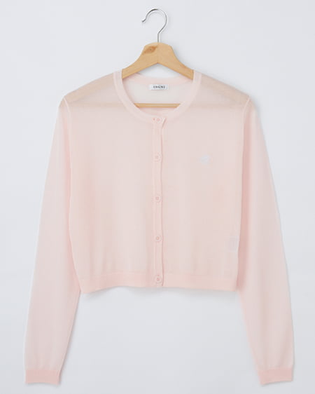 【4/15 2時までの限定価格】【WEB限定】胸ロゴシアーニットカーディガン