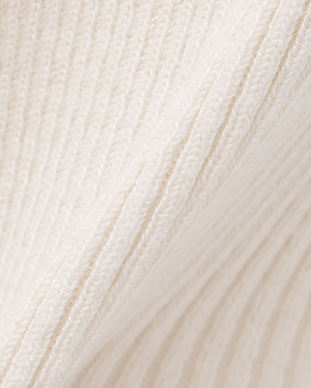 INGNI(イング) ブローチ付オフショルニット オフホワイト/A