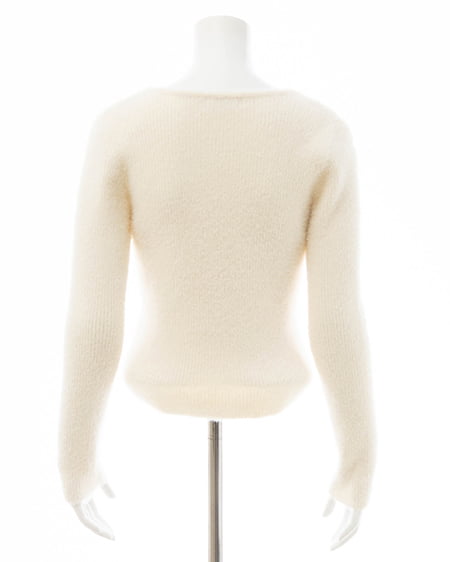 INGNI(イング) フェザークロスニット アイボリー