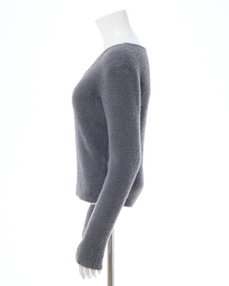 INGNI(イング) フェザークロスニット チャコールグレー