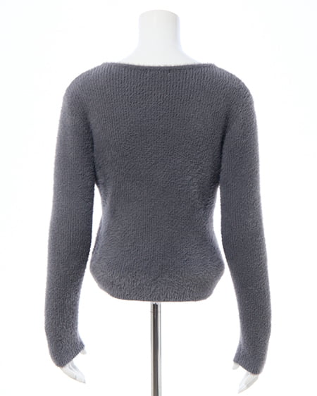 INGNI(イング) フェザークロスニット チャコールグレー