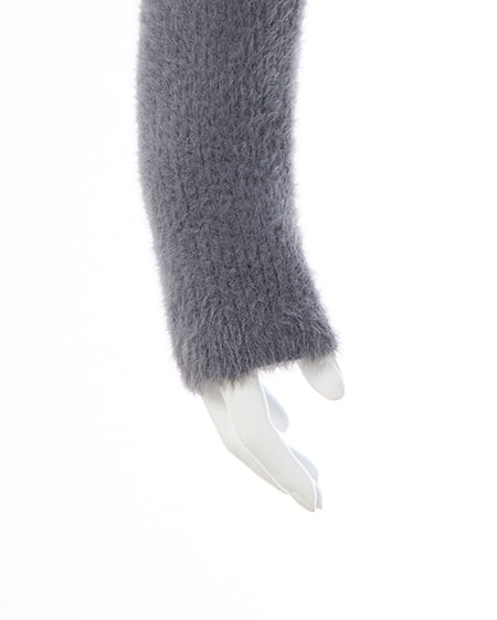 INGNI(イング) フェザークロスニット チャコールグレー