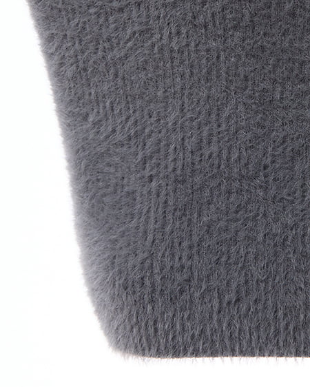 INGNI(イング) フェザークロスニット チャコールグレー