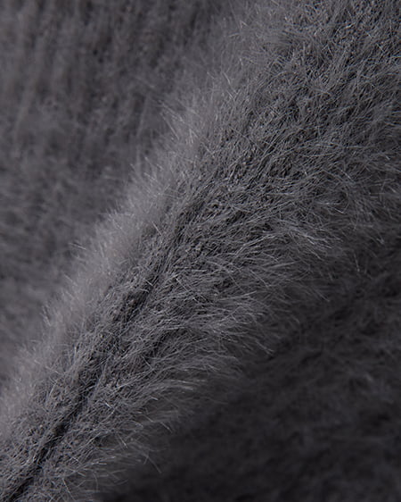 INGNI(イング) フェザークロスニット チャコールグレー