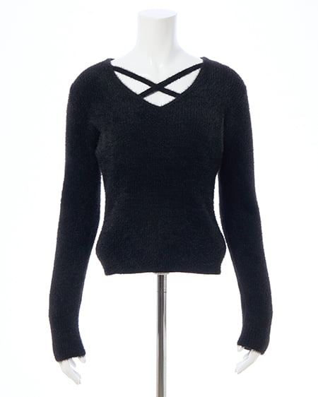 INGNI(イング) フェザークロスニット クロ