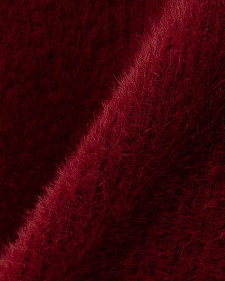 INGNI(イング) フェザークロスニット ボルドー