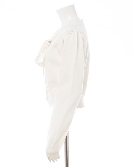 INGNI(イング) レースボウタイニット アイボリー