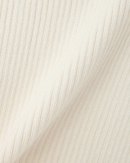 INGNI(イング) 両肩リボンスリットニット オフホワイト