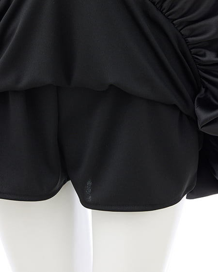 INGNI(イング) サテンバルーンスカパン クロ